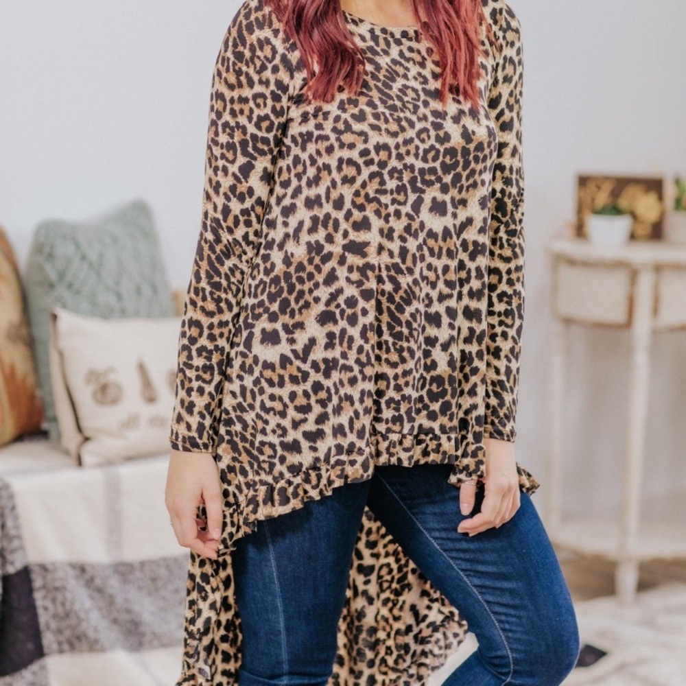 Leopard Hi-Low Tunic